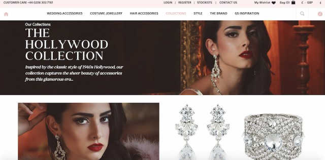 website, makeup, jewellery
